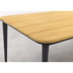 Vdgarde Premium Alaska tuintafel - teak/alu - antraciet - 270x100 cm