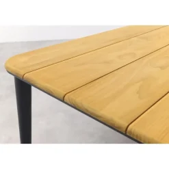 Vdgarde Premium Alaska tuintafel - teak/alu - antraciet - 270x100 cm