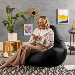 Veeva Zitzak Gaming - Zitzak Buiten - Zwart