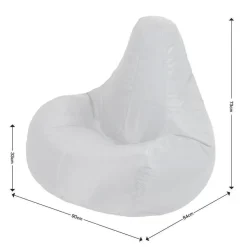 Veeva Zitzak Gaming - Zitzak Buiten - Zwart