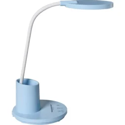VELA - Bureaulamp LED - Blauw - Synthetisch materiaal