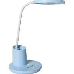 VELA - Bureaulamp LED - Blauw - Synthetisch materiaal