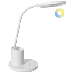 VELA - Bureaulamp LED - Wit - Synthetisch materiaal