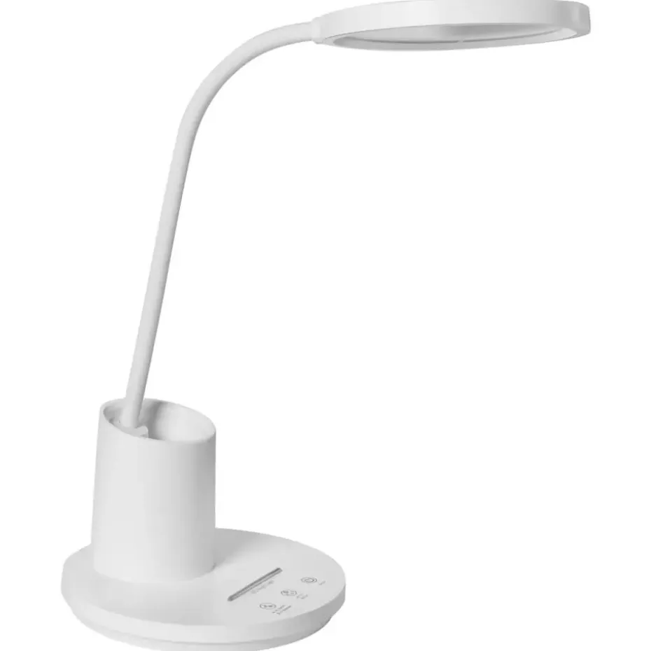 VELA - Bureaulamp LED - Wit - Synthetisch materiaal