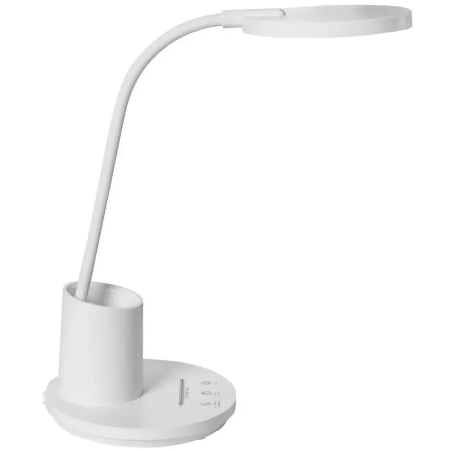 VELA - Bureaulamp LED - Wit - Synthetisch materiaal