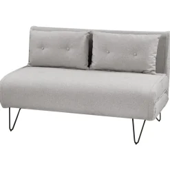 VESTFOLD - Slaapbank - Lichtgrijs - Polyester