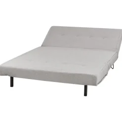 VESTFOLD - Slaapbank - Lichtgrijs - Polyester