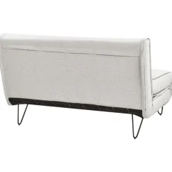 VESTFOLD - Slaapbank - Lichtgrijs - Polyester