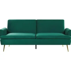 VETTRE - Slaapbank - Groen - Fluweel