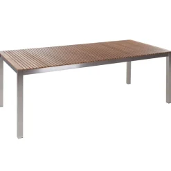 VIAREGGIO II - Tuintafel - Lichte houtkleur - 90 x 200 cm - Teakhout