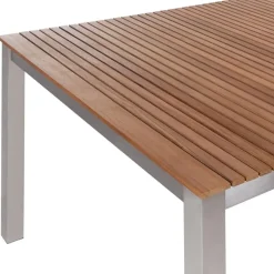VIAREGGIO II - Tuintafel - Lichte houtkleur - 90 x 200 cm - Teakhout