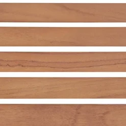 VIAREGGIO II - Tuintafel - Lichte houtkleur - 90 x 200 cm - Teakhout