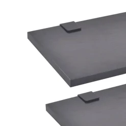 vidaXL - Badkamer Meubel - Zwart - Bewerkt hout