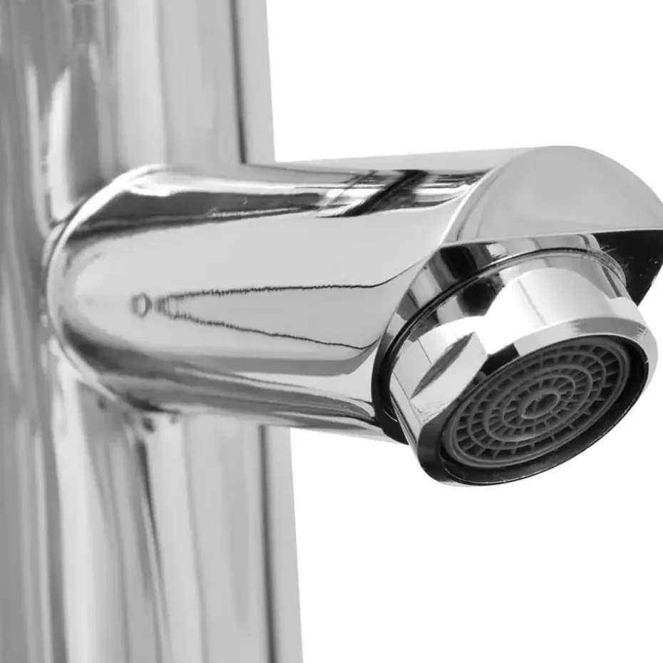 vidaXL - Badkamer Meubel - Beige - Bewerkt hout