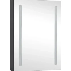 vidaXL - Badkamerkast - Antraciet - MDF