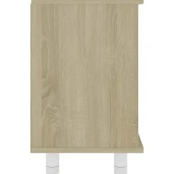 vidaXL - Badkamerkast - Bruin - Bewerkt hout