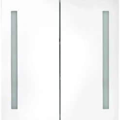 vidaXL - Badkamerkast - Grijs - MDF - 62 x 14 x 60 cm