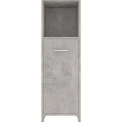 vidaXL - Badkamerkast - Grijs - Bewerkt hout