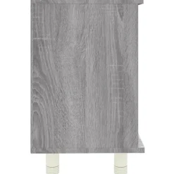 vidaXL - Badkamerkast - Grijs - Bewerkt hout