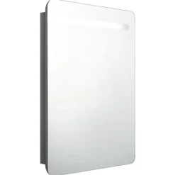 vidaXL - Badkamerkast - Grijs - MDF