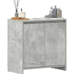 vidaXL - Badkamerkast - Grijs - Bewerkt hout
