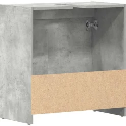 vidaXL - Badkamerkast - Grijs - Bewerkt hout