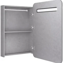 vidaXL - Badkamerkast - Grijs - MDF