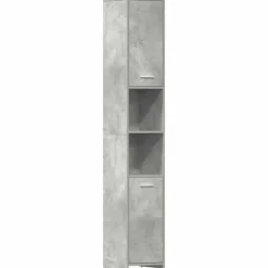 vidaXL - Badkamerkast - Grijs - Bewerkt hout