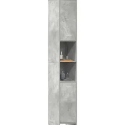 vidaXL - Badkamerkast - Grijs - Bewerkt hout