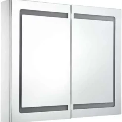 vidaXL - Badkamerkast - Wit - MDF