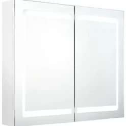 vidaXL - Badkamerkast - Wit - MDF