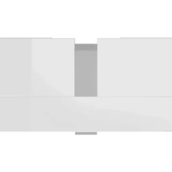 vidaXL - Badkamerkast - Wit - Bewerkt hout