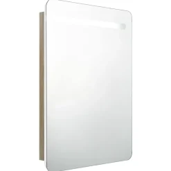 vidaXL - Badkamerkast - Wit - MDF