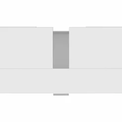vidaXL - Badkamerkast - Wit - Bewerkt hout