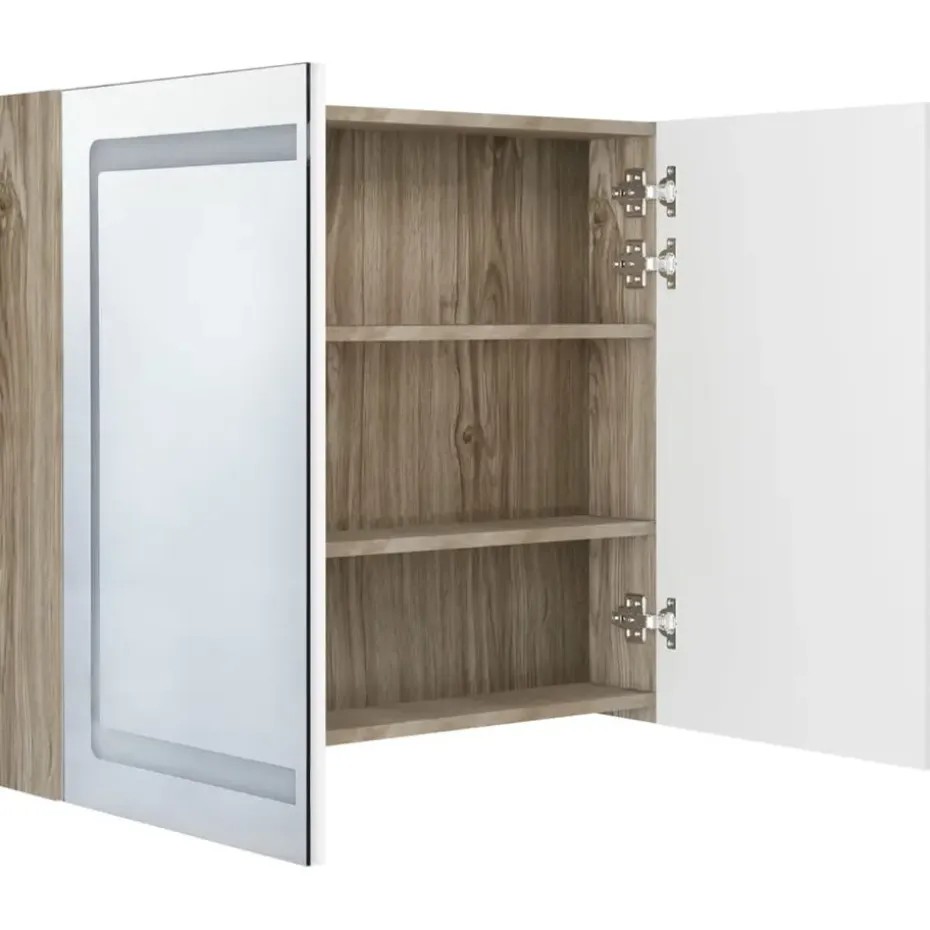 vidaXL - Badkamerkast - Wit - MDF