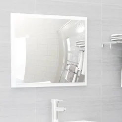 vidaXL - Badkamermeubelset - Wit - Bewerkt hout - 60 x 38.5 x 45 cm