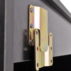 vidaXL - Badkamermeubelset - Zwart - Bewerkt hout