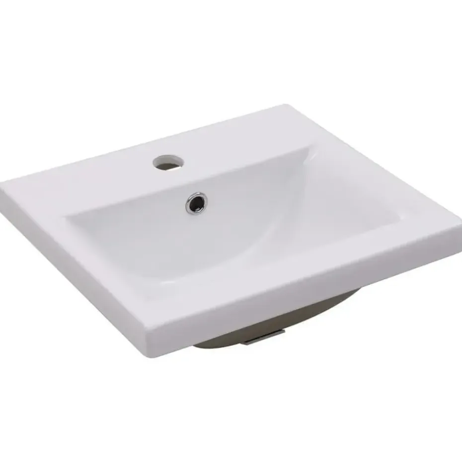 vidaXL - Badkamermeubelset - Zwart - Bewerkt hout - 41 x 38.5 x 46 cm