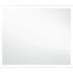 vidaXL - Badkamerspiegel - Zilver - Glas - 60 x 50 cm