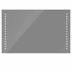 vidaXL - Badkamerspiegel - Zilver - Glas - 100 x 60 cm