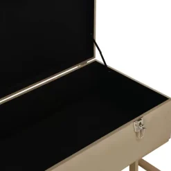 vidaXL - Bank - Beige - Stof