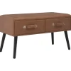 vidaXL - Bank - Bruin - Kunstleer