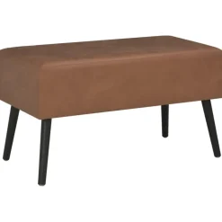 vidaXL - Bank - Bruin - Kunstleer
