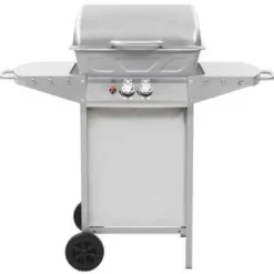 vidaXL - Barbecue - Zilver - Roestvrij staal