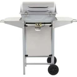 vidaXL - Barbecue - Zilver - Roestvrij staal