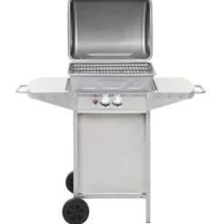 vidaXL - Barbecue - Zilver - Roestvrij staal