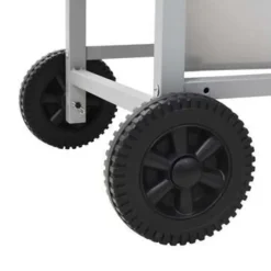 vidaXL - Barbecue - Zilver - Roestvrij staal