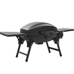vidaXL - Barbecue - Zwart - Staal