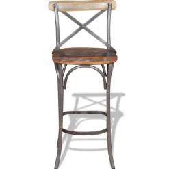 vidaXL - Barkruk - Multikleur - Hout