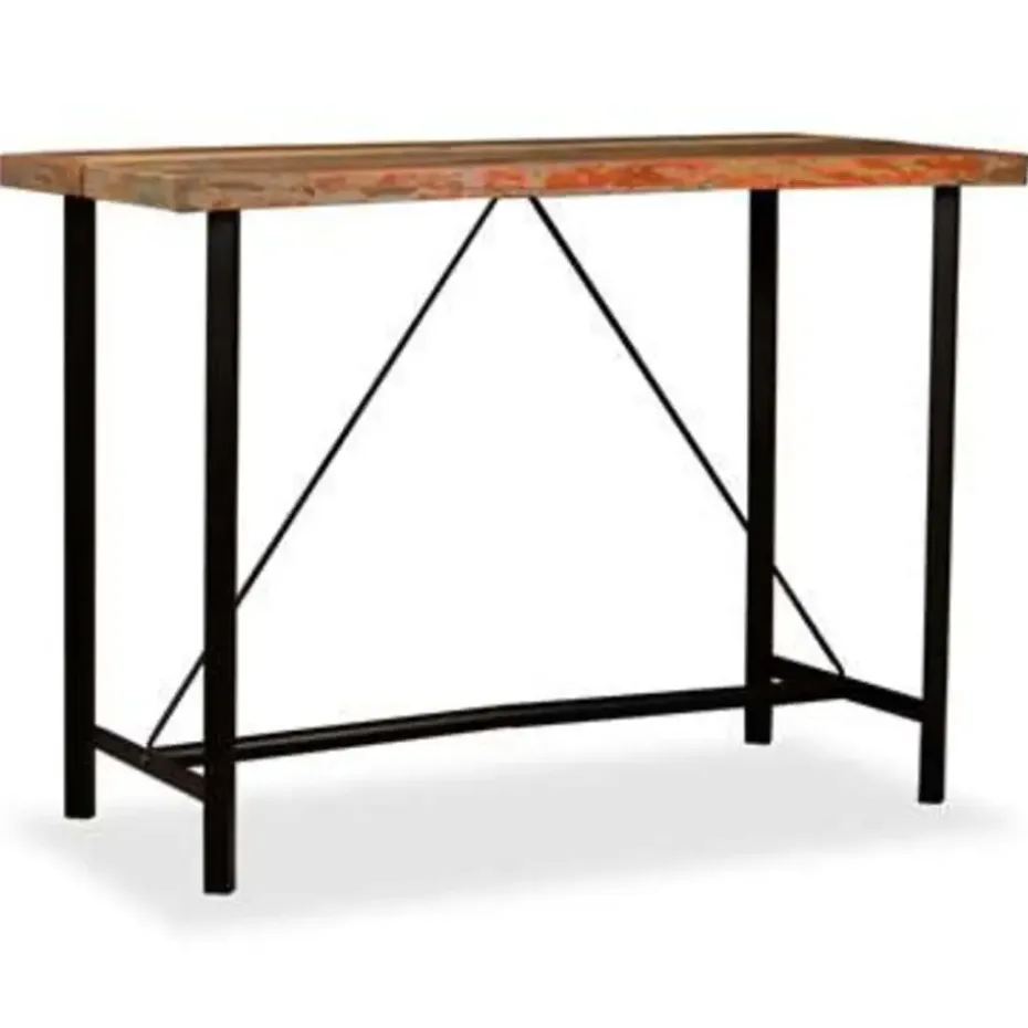 vidaXL - Bartafel - Bruin - Hout - 150 x 70 x 107 cm